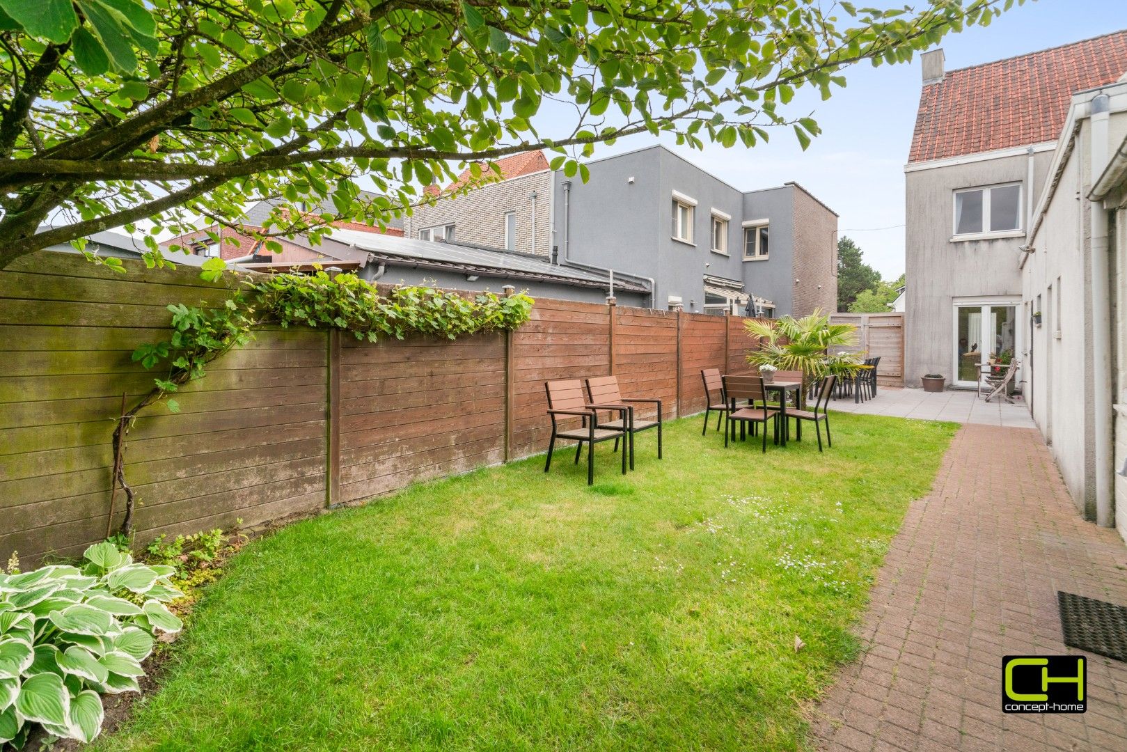 Halfopen bebouwing met tuin te koop in Sleidinge foto 19