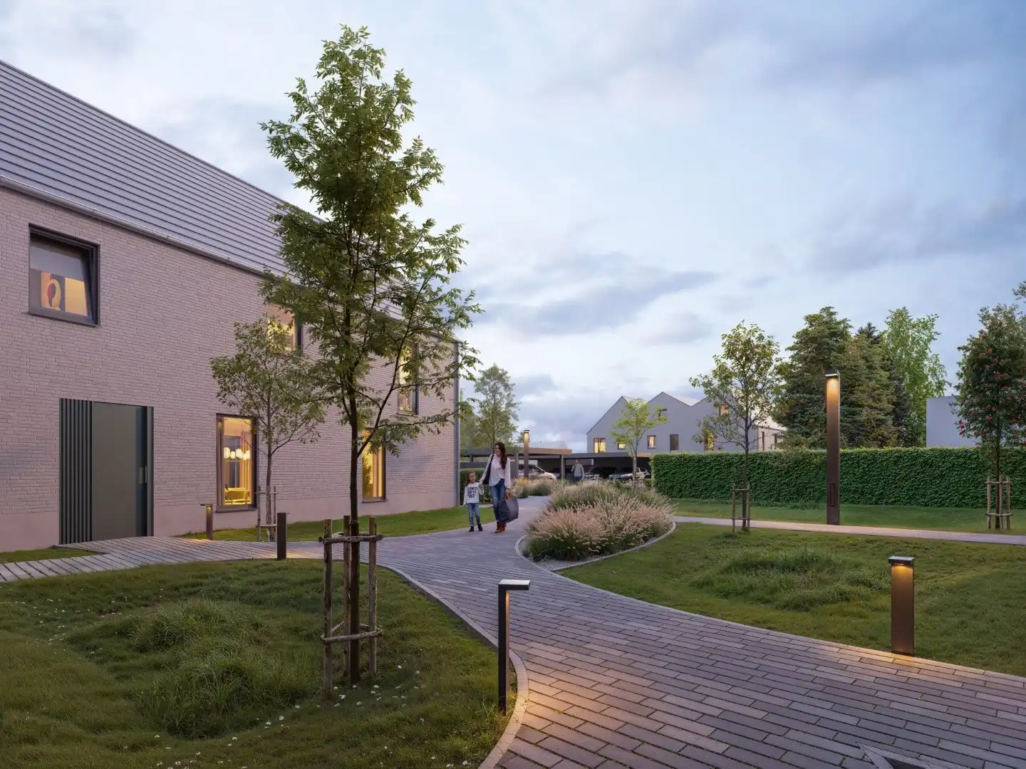 Ruime halfopen bebouwing op groene ligging (5 slpk’s) foto {{pictureIndex}}