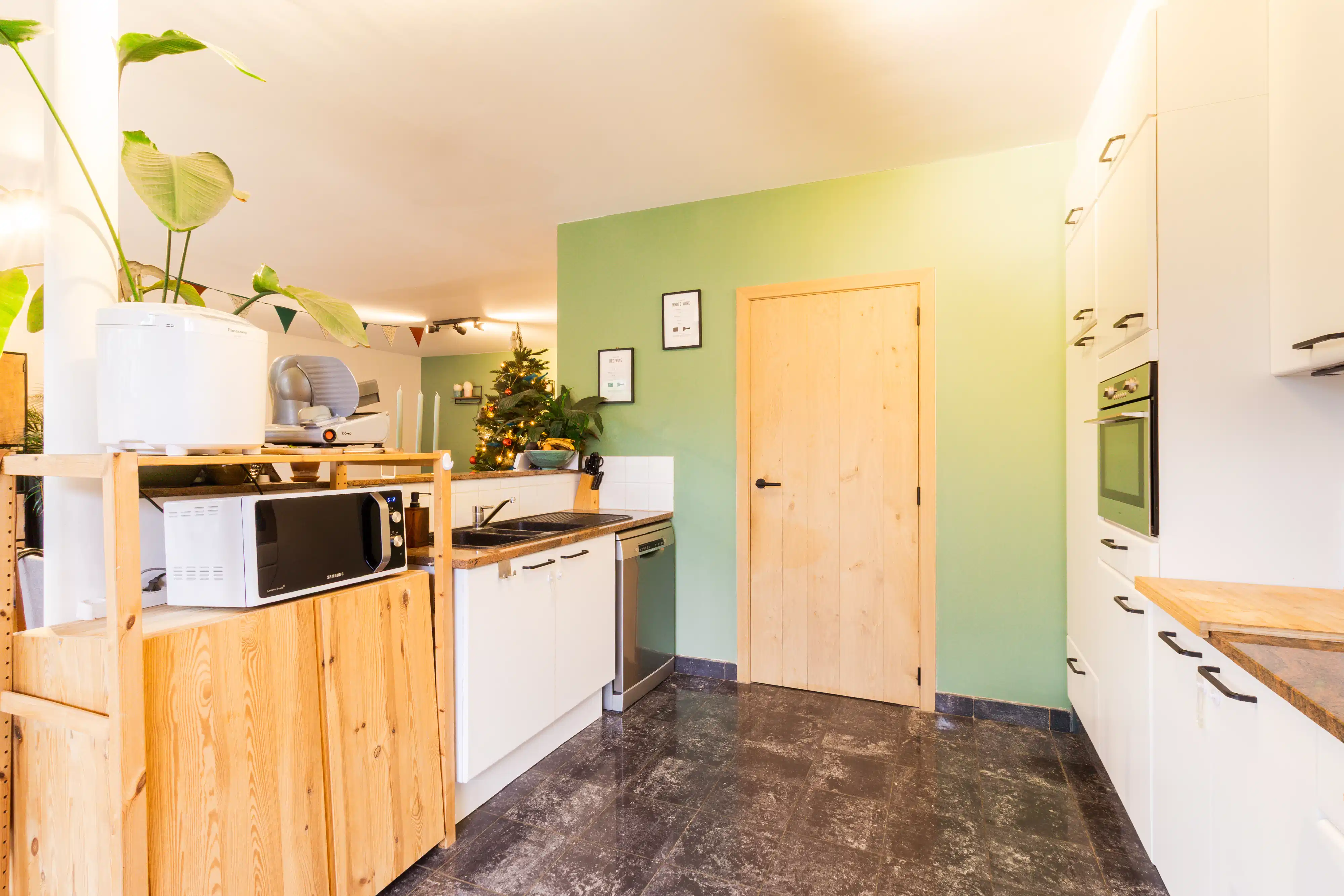 Gelijkvloers appartement met grote tuin en garage foto 9