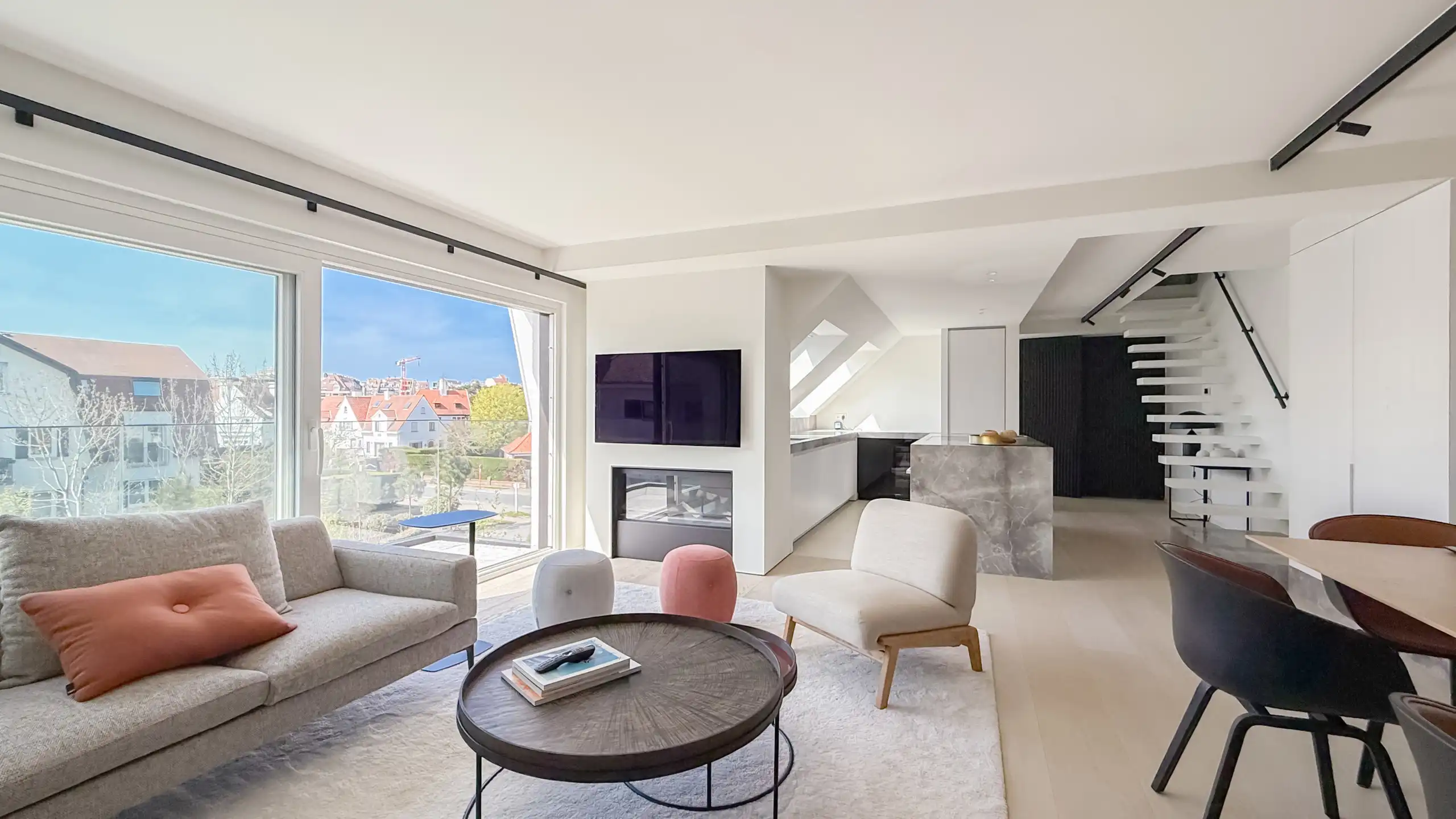 Bijzonder verfijnd duplexappartement, gelegen in het Zoute foto 3