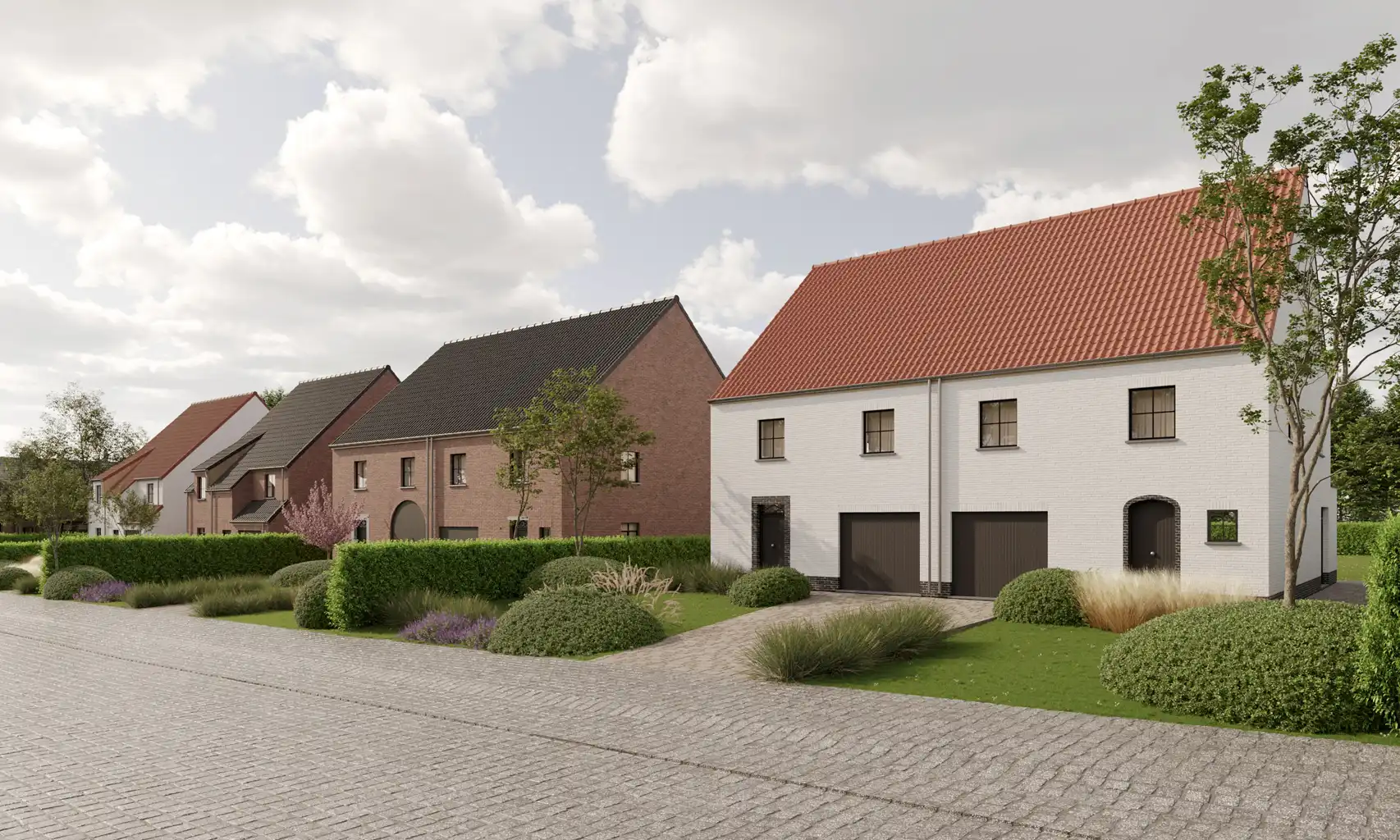 Stijlvolle nieuwbouwwoningen op rustige ligging in Meldert foto {{pictureIndex}}