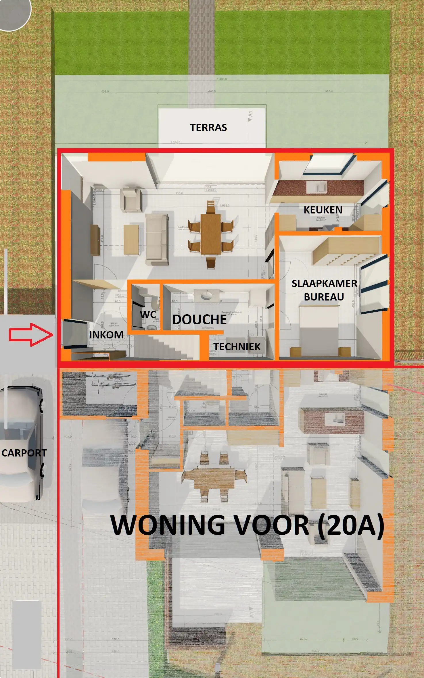 NIEUWBOUW moderne halfopen WONING Te huur foto 13