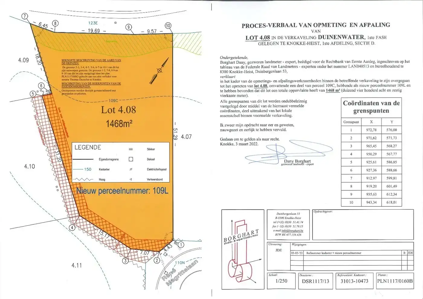 Bouwlot 4.08   -   perceel van 1.468 m² foto 2