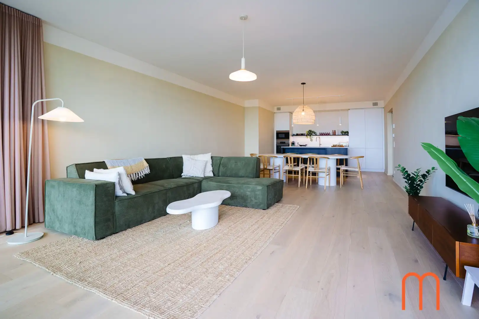 Gemeubeld appartement met uniek zeezicht en ruim terras in Residentie Trinity – Oosteroever Oostende foto 2