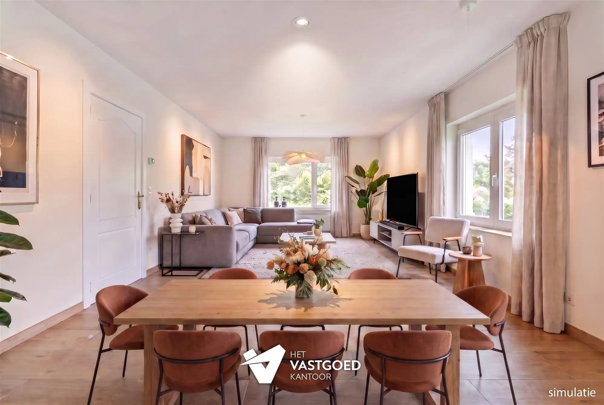 TE RENOVEREN KNUSSE WONING MET TUIN VAN 48A90CA EN LOODS EN GARAGE TE KAGGEVINNE foto 4