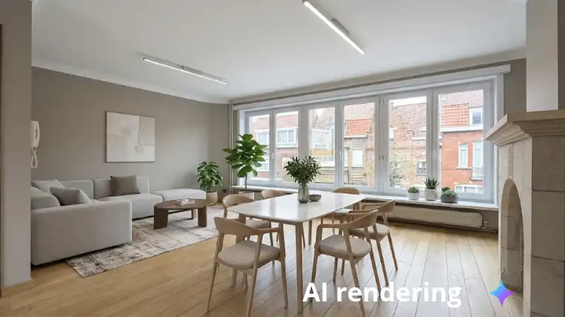 Comfortabele 3-slaapkamerwoning met tuin + zeer ruime GARAGE te koop in Brugge foto 4