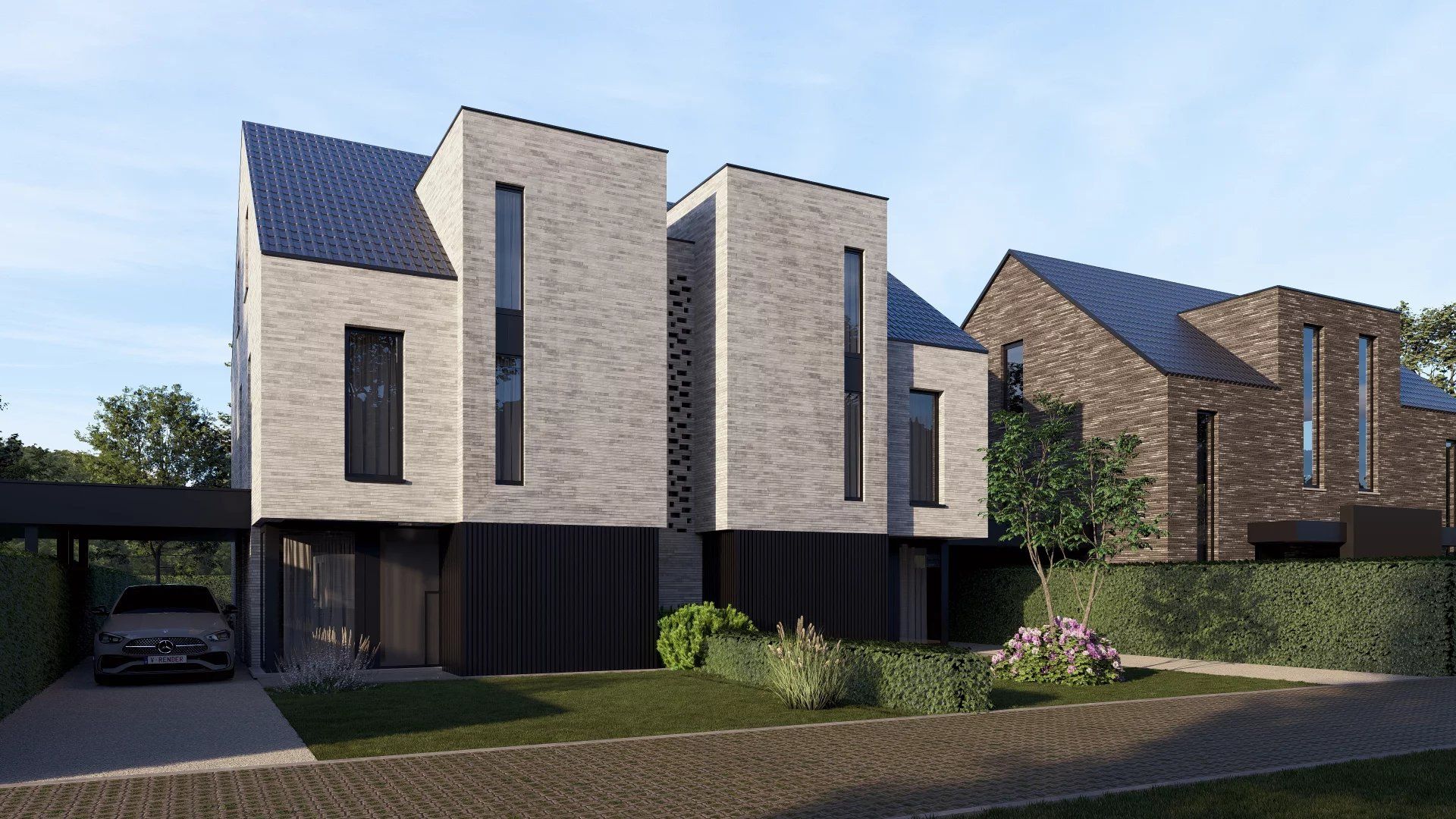 LOT 3 – RUIME ENERGIEZUINIGE NIEUWBOUWWONING VAN 240M² MET 3 SLPK’S IN BEGIJNENDIJK foto {{pictureIndex}}