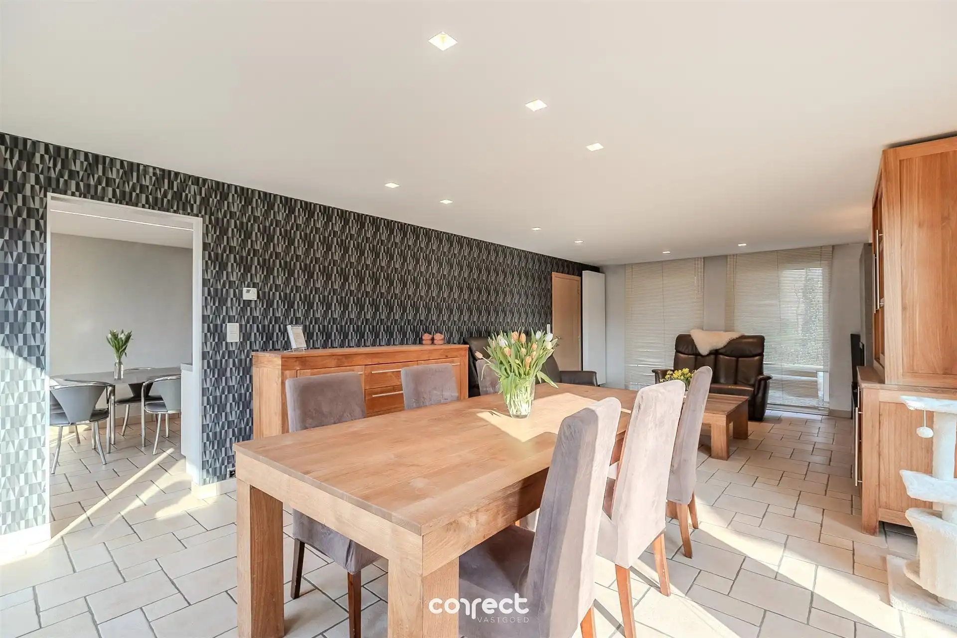 Ruime, open bebouwing met 5 slaapkamers en grote garage. foto 2