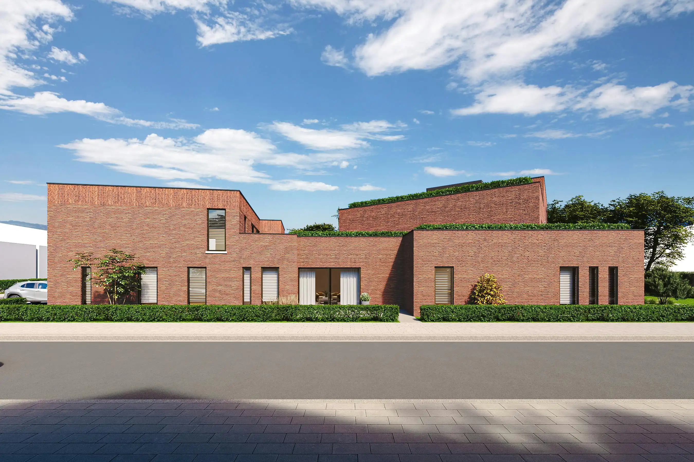 Nieuwbouwproject in Genk met 3 woningen en 5 appartementen foto {{pictureIndex}}