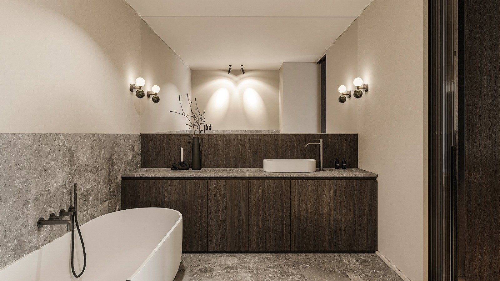 NIEUWBOUW PENTHOUSE (134m² + 50m²) MET PRACHTIG ZICHT EN RUIME TERRASSEN foto 6
