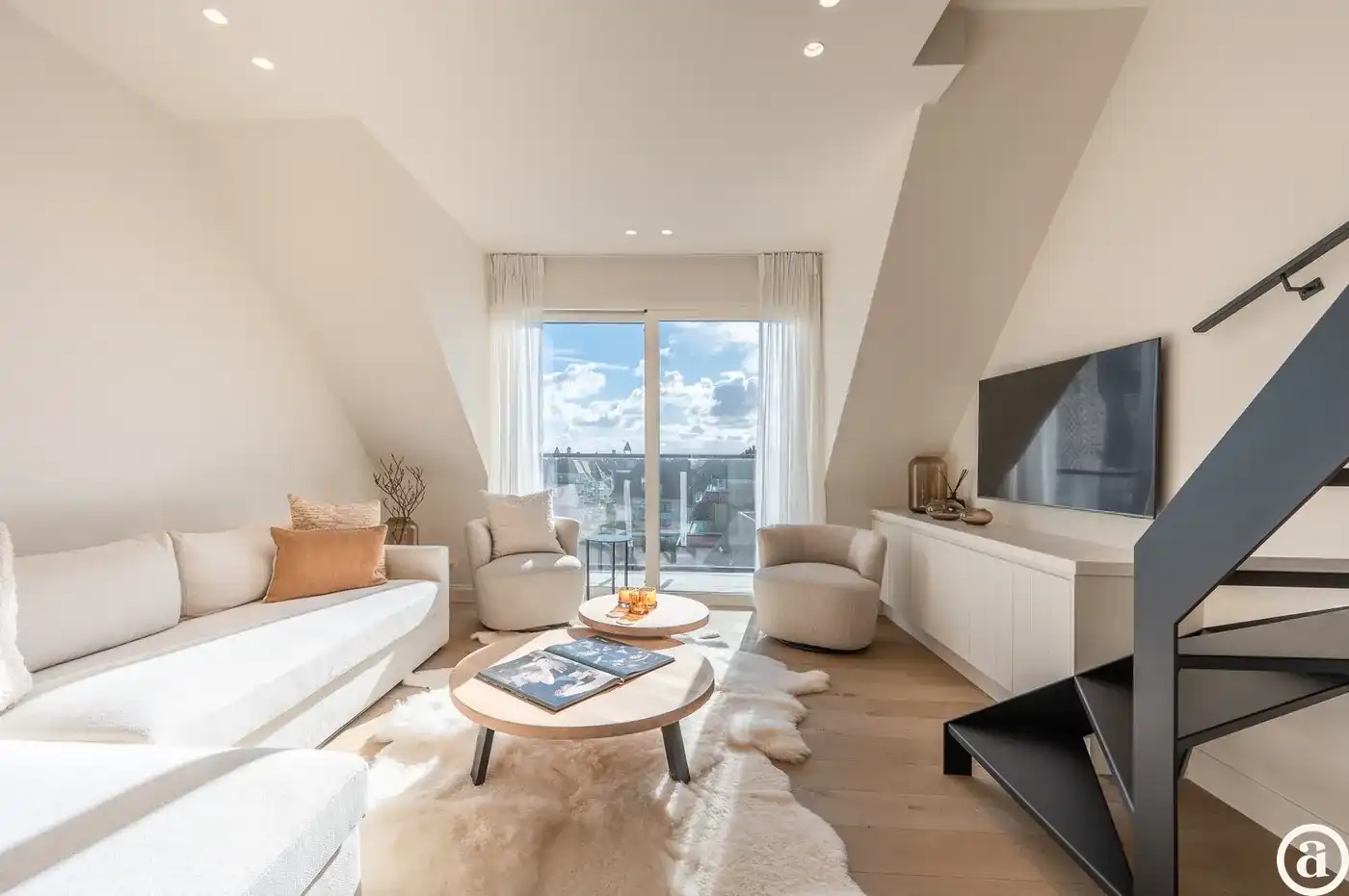 Nieuwbouw duplex-appartement met airco te Zoute (Kustlaan)   foto 6