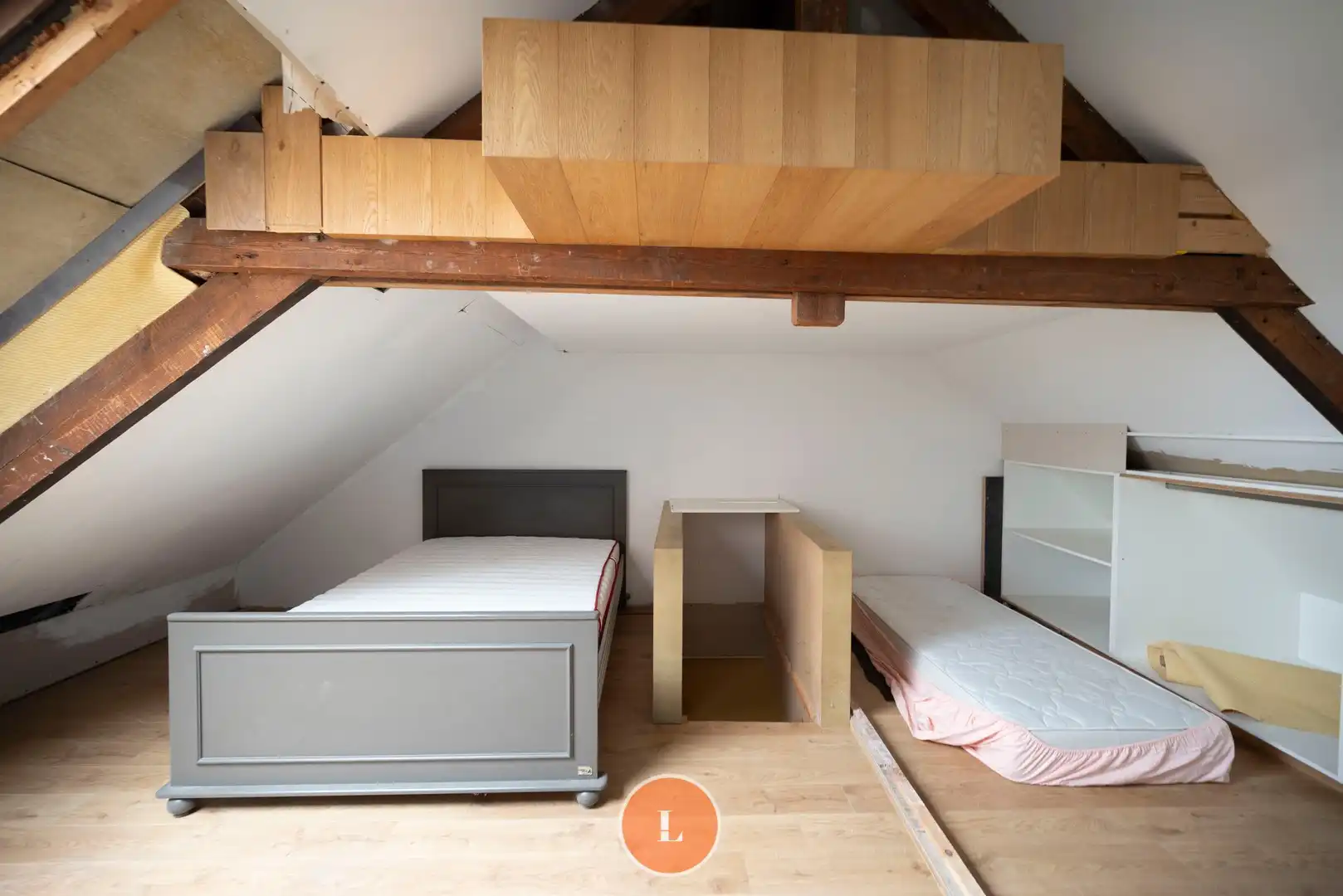 Te koop: verder af te werken woning met potentieel op rustige ligging nabij de Leie met tuin foto 14