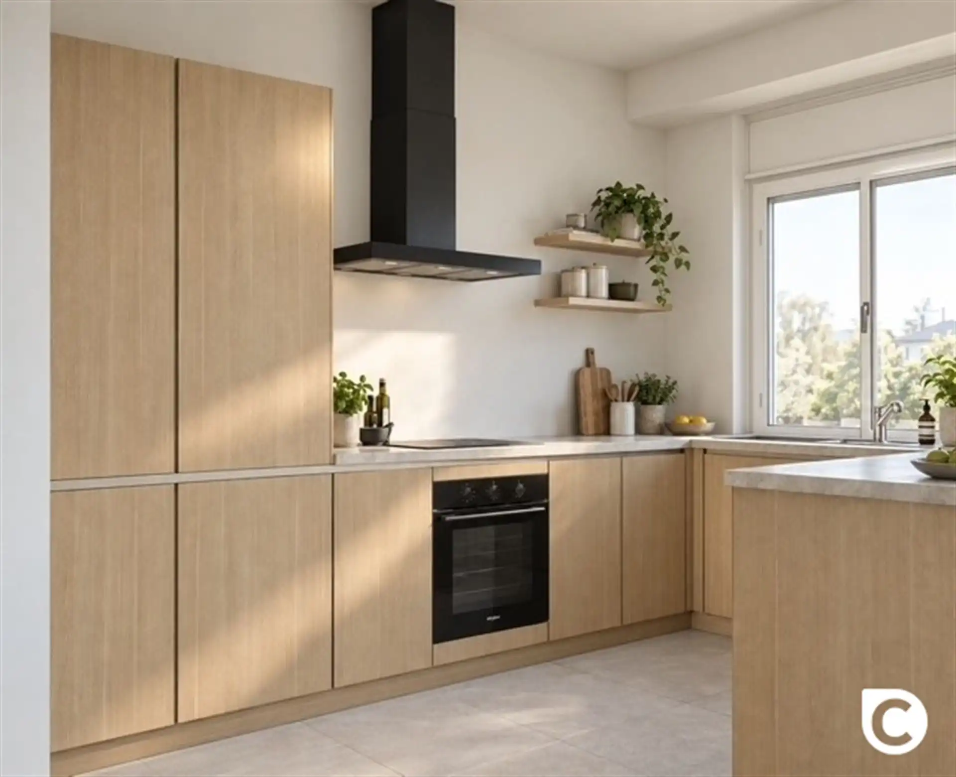 Appartement: 3 slk en P foto 3