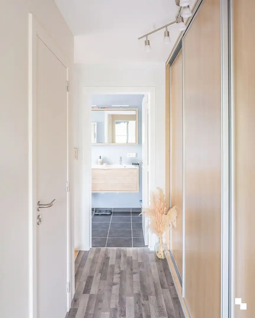 Duplex met twee slaapkamers in het hart van Merelbeke foto 10