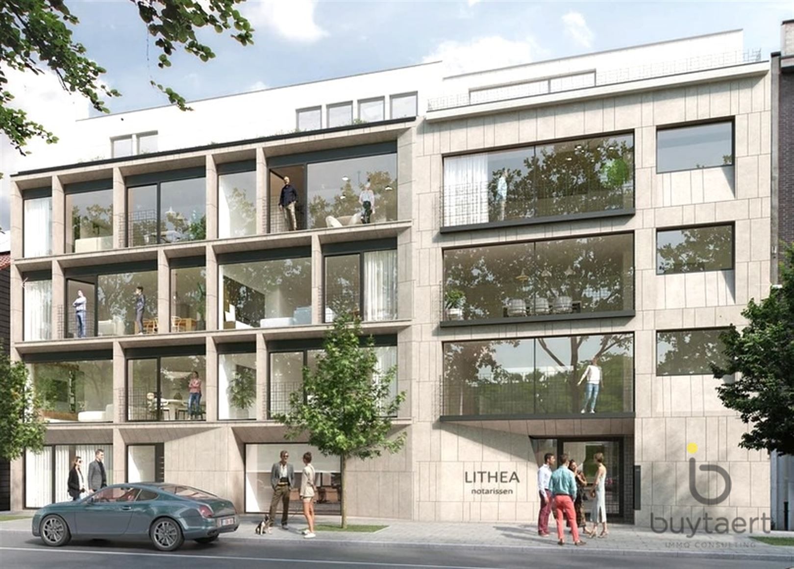 Klassevol en duurzaam gelijkvloers appartement in een groene setting te Brasschaat foto 2