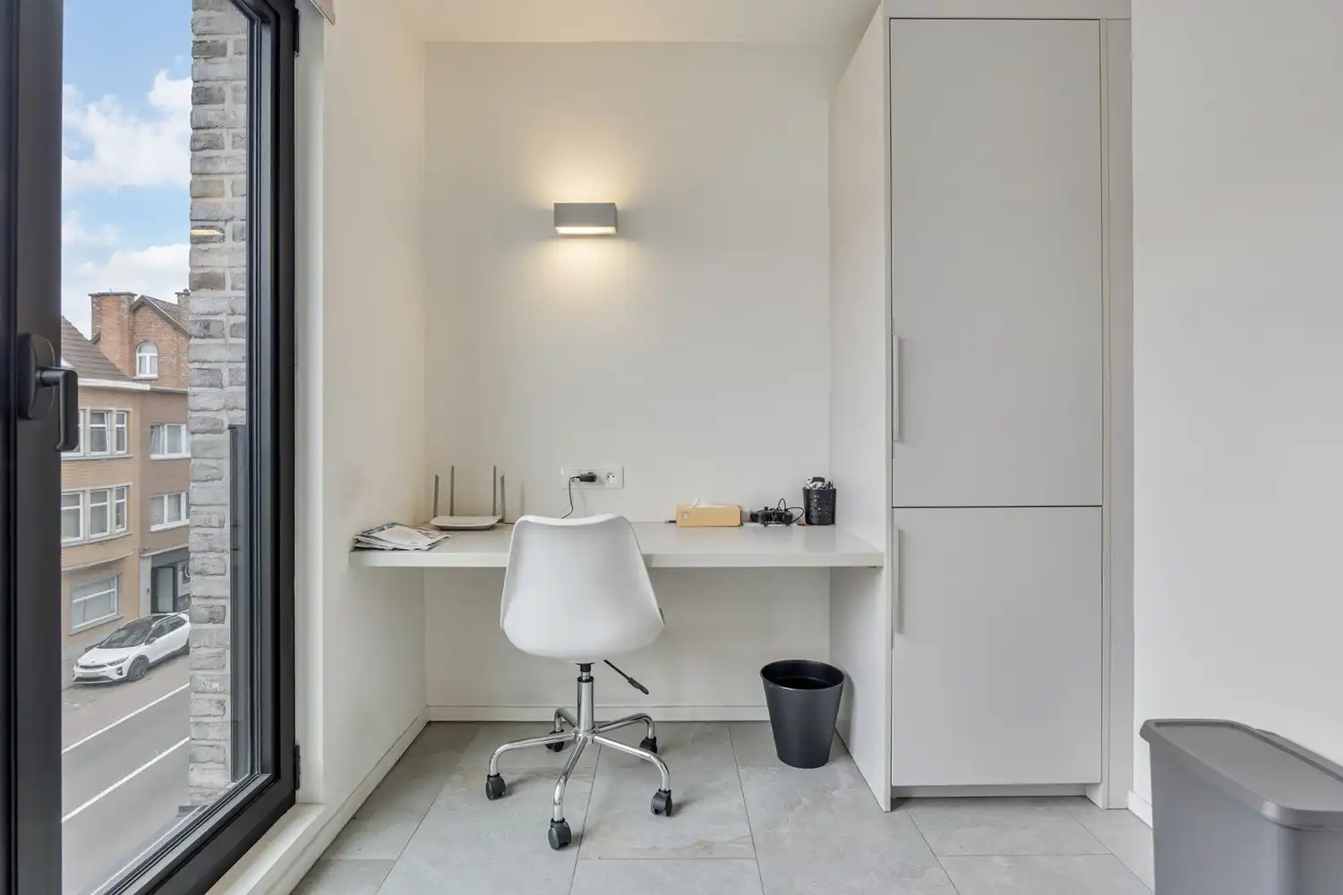 Moderne en lichtrijke studentenkamer met eigen sanitair nabij het station te Leuven! foto 10