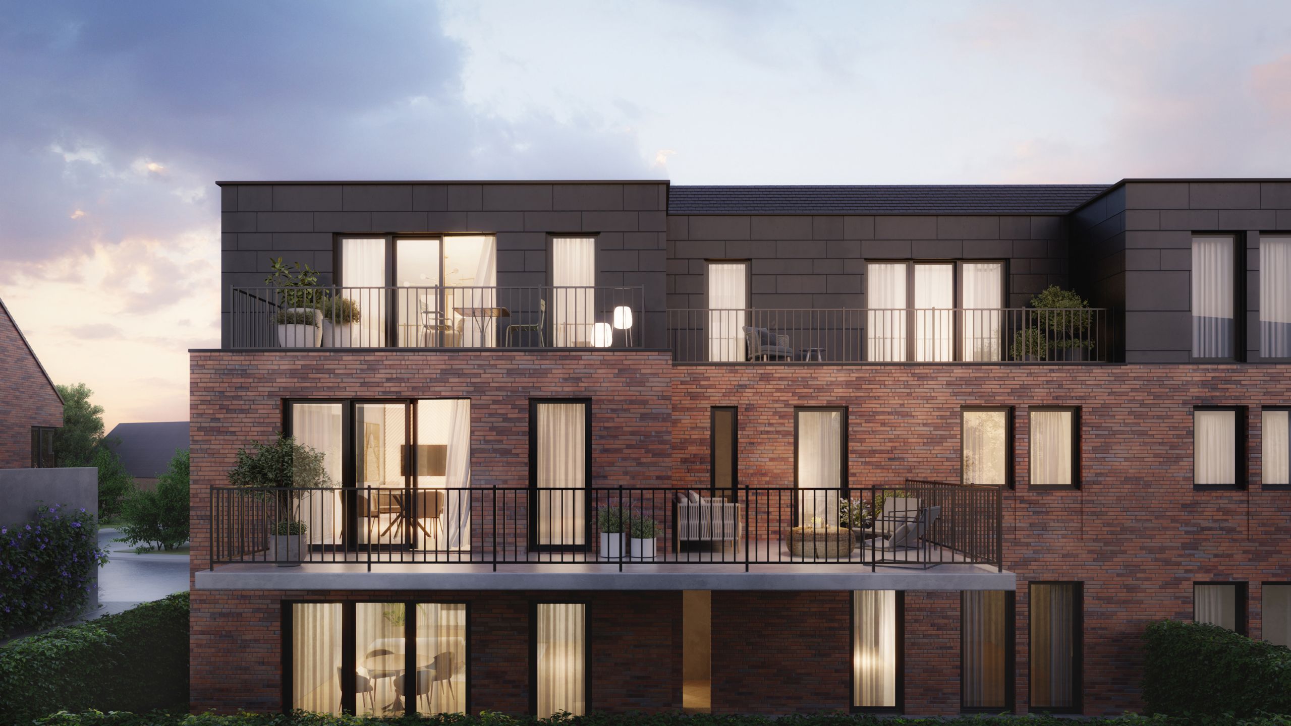 Lichtrijk, energiezuinig nieuwbouw appt te Oudegem! foto {{pictureIndex}}