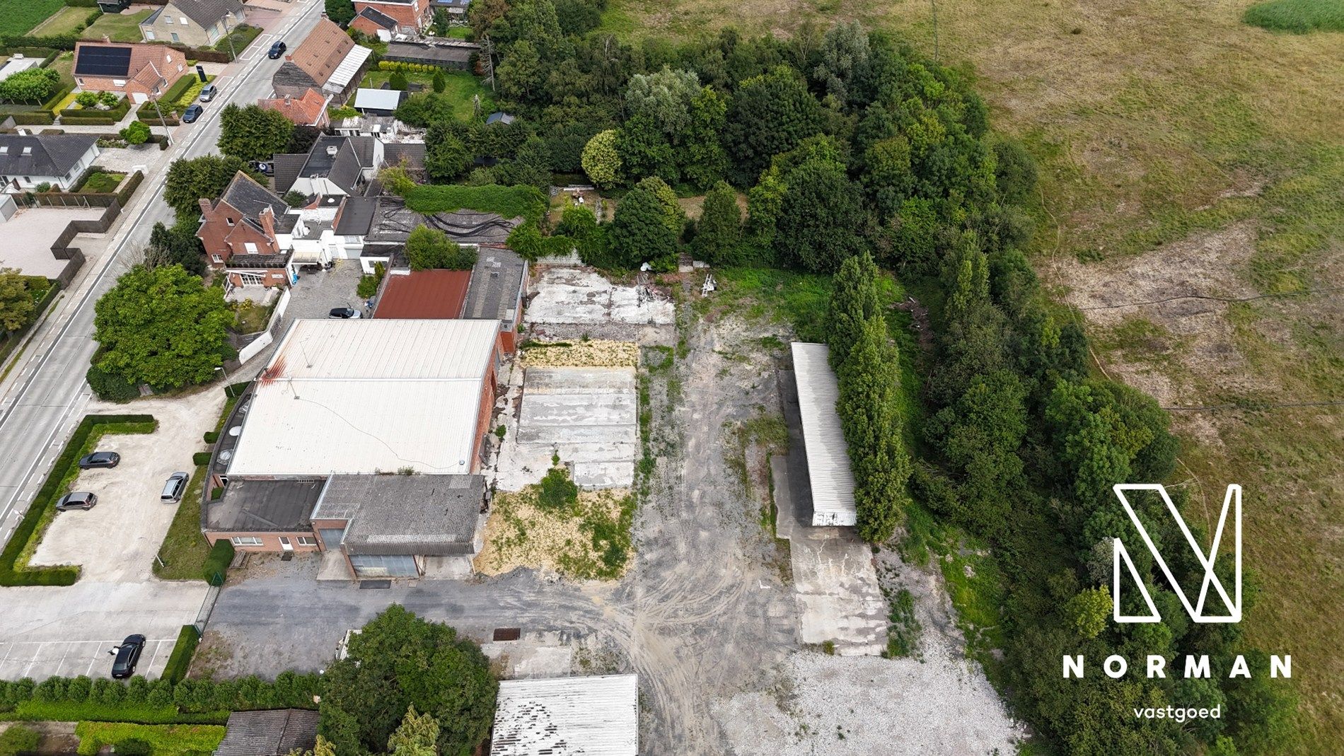 Terrein van +/- 2000m² te huur nabij centrum Lendelede foto 3