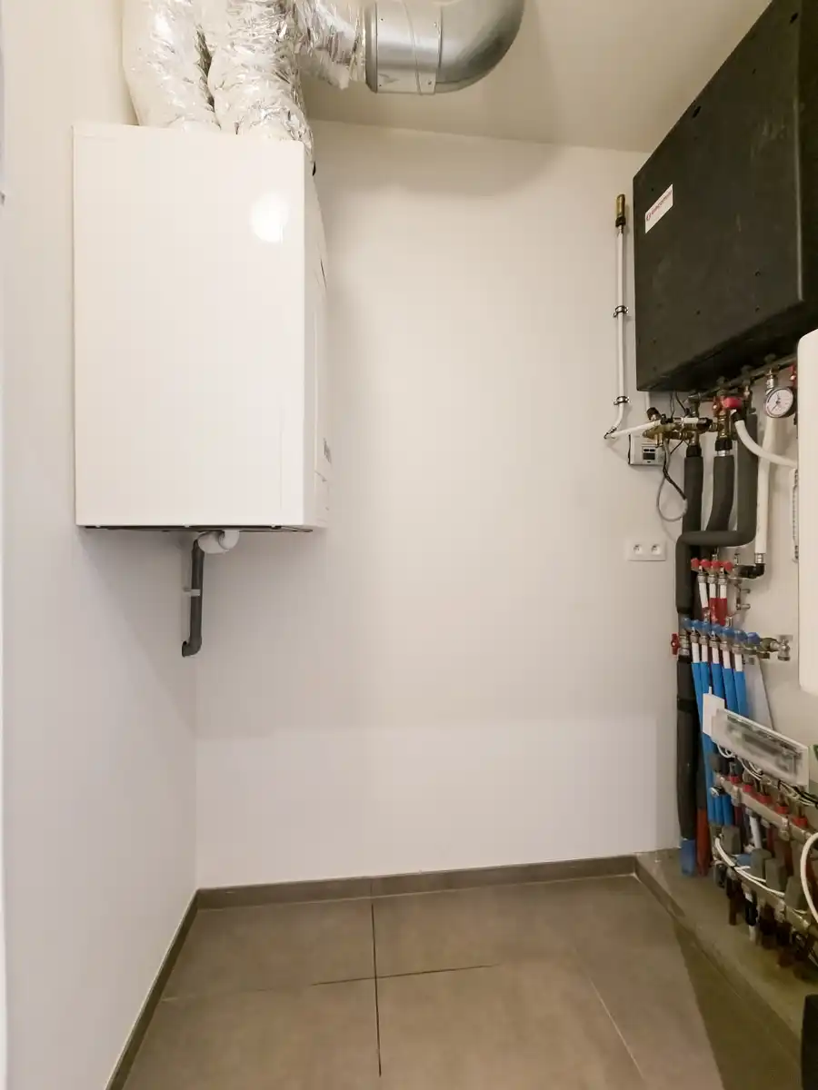 1-slpk app. met terras en zicht op Schelde en binnenpark foto 15