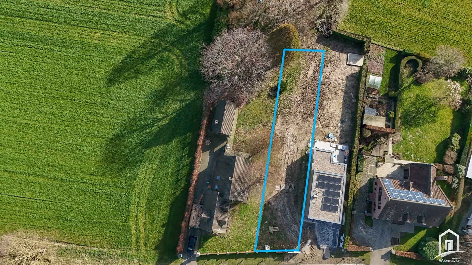 Bouwgrond voor halfopen bebouwing op toplocatie in Lede foto 2