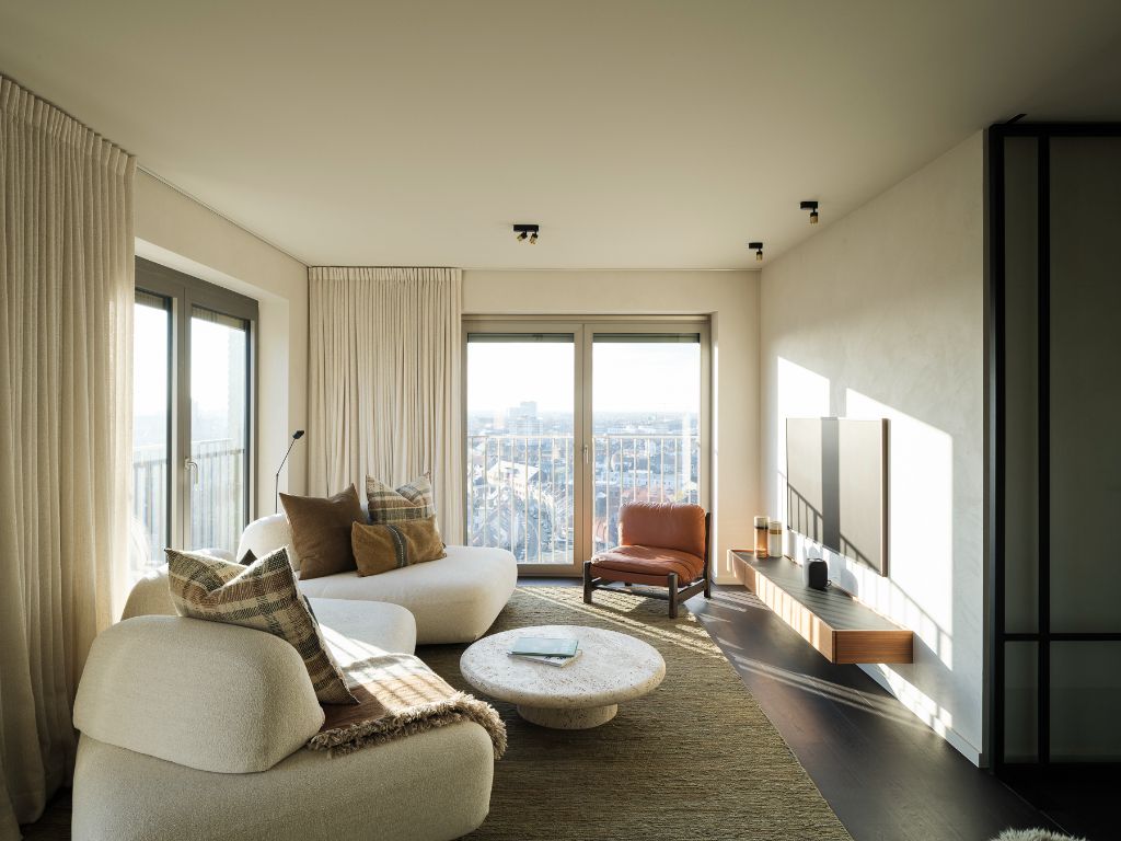 Luxe penthouse (bj. 2021) met twee kamers en een uitzonderlijk terras met panoramisch zicht over Gent en zijn torens. foto 10