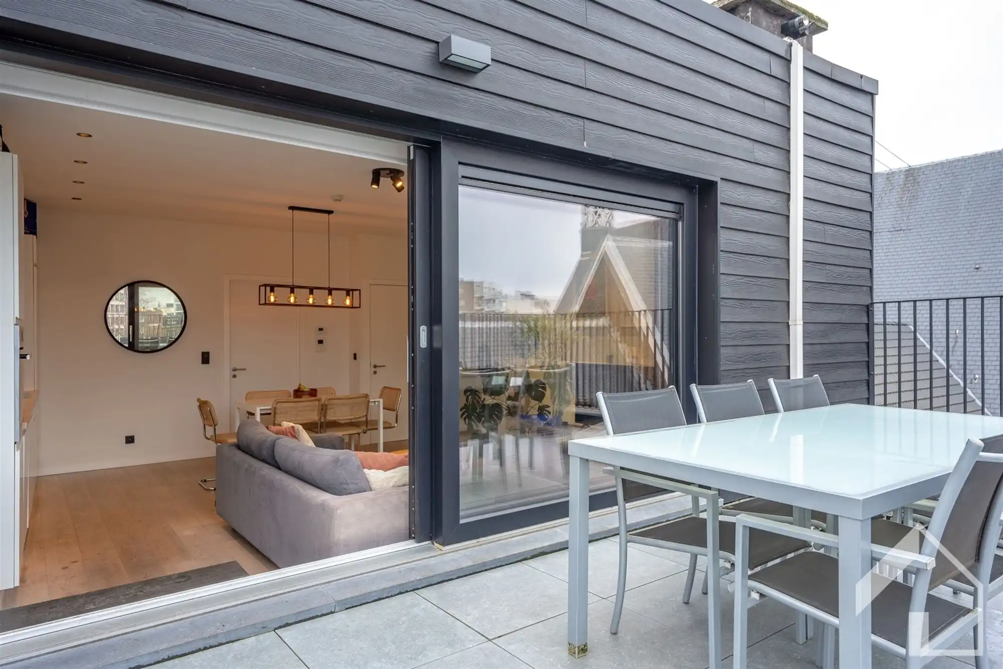 Dakappartement met prachtig terras, 1 slaapkamer in Antwerpen centrum foto 10