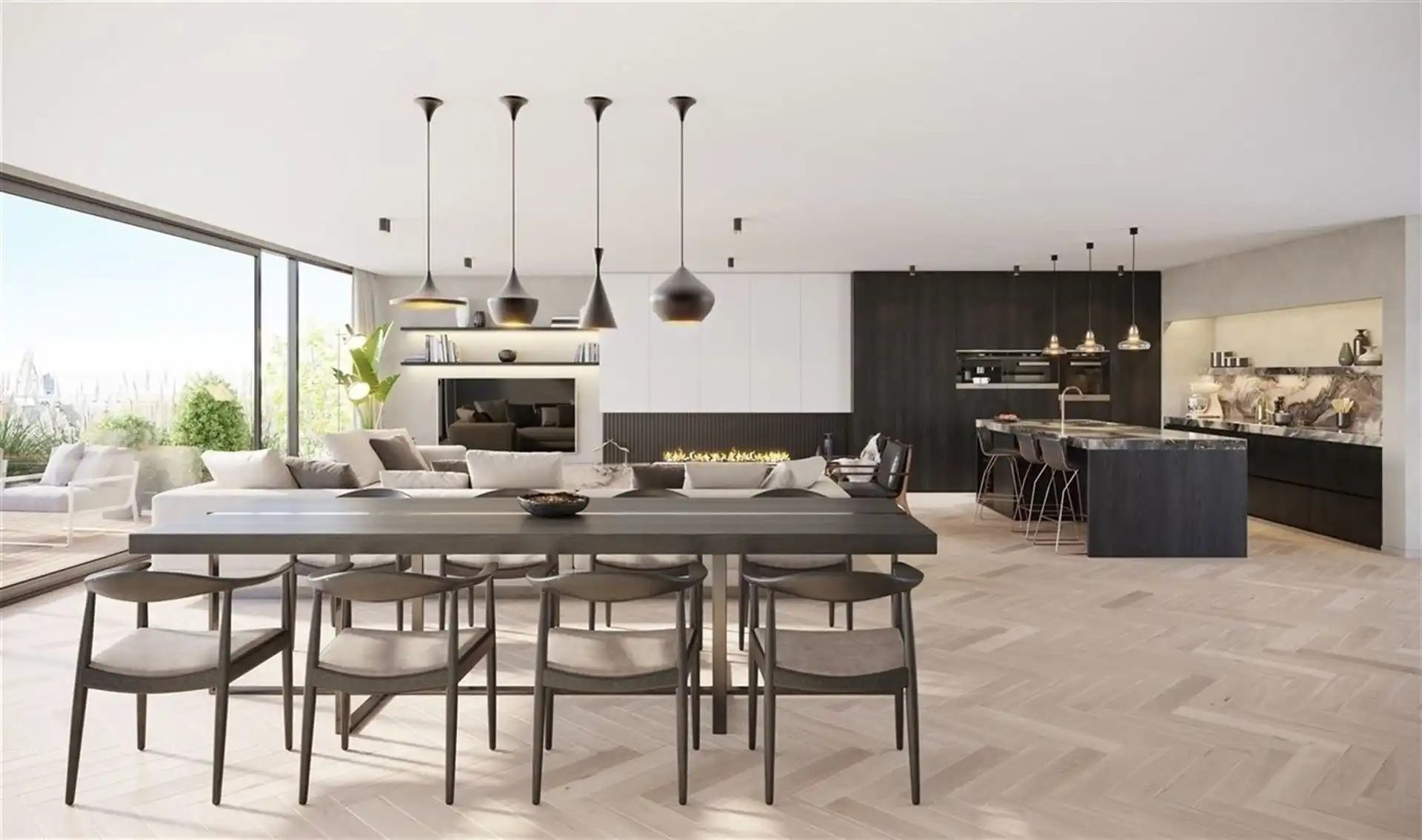 Luxe-app. met zuidgerichte terrassen, pal in het centrum! foto 5