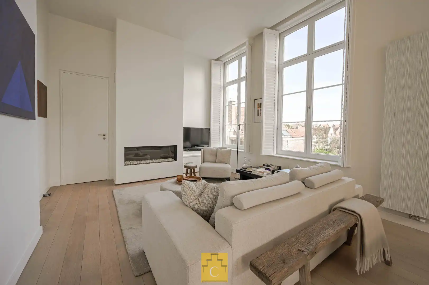 high-end afgewerkt appartement (112 m2) in 18e eeuws stadspaleis ‘Hof de Gros’, toplocatie bij Sint-Jakobskerk, met optionele aankoop parkeerplaats foto 4