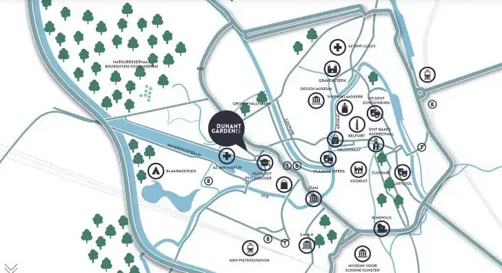 Moderne gelijkvloerse studio met terras te Gent foto 25