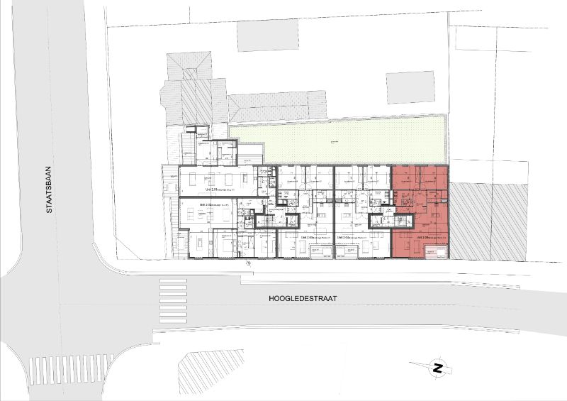 KORTEMARK: Appartement 2.05 met 2 slaapkamers en zitterras gelegen op de tweede verdieping van Nieuwbouwresidentie Mila en Nora foto 4