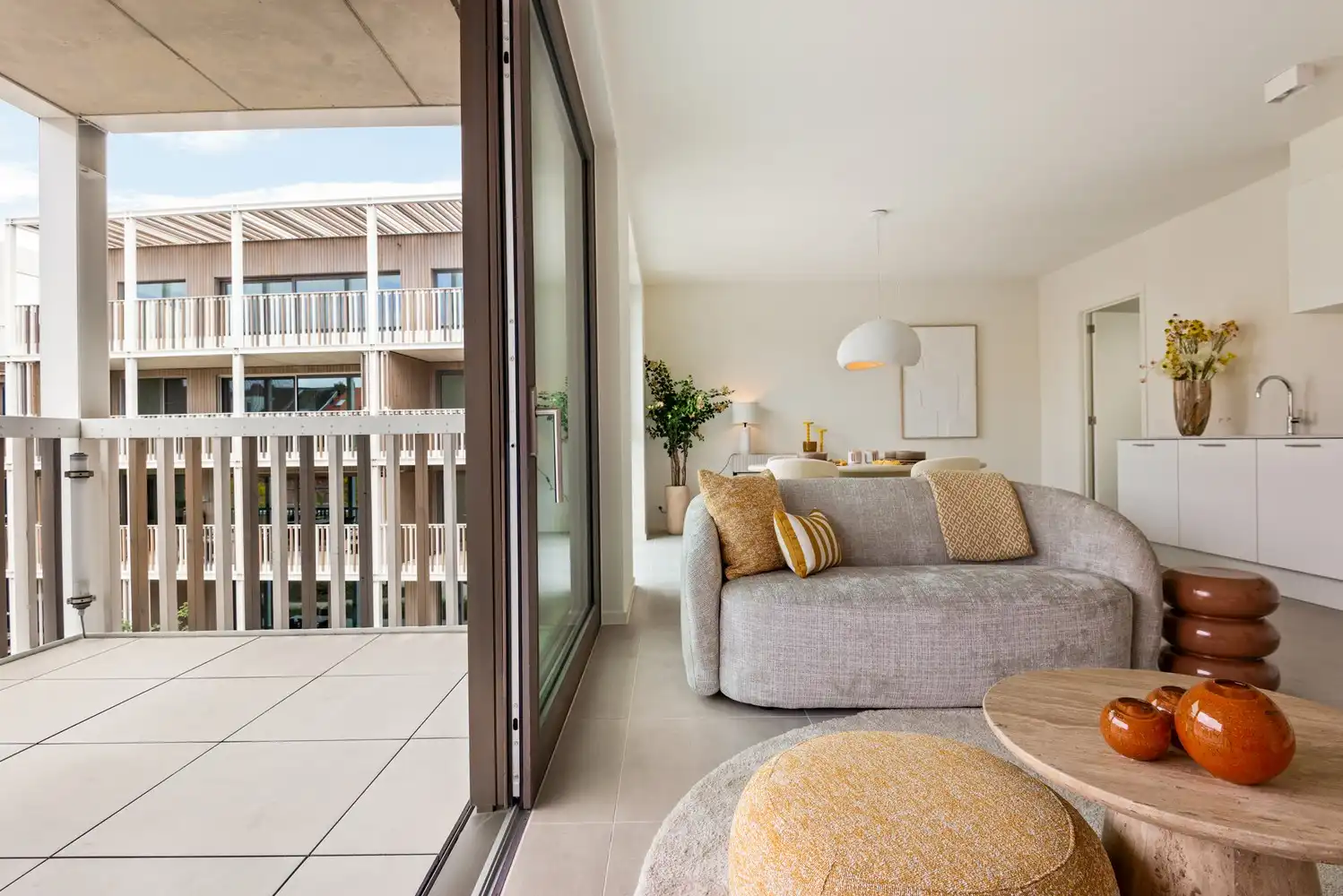 1-slaapkamerappartement met groot terras – De Lesselier foto 8