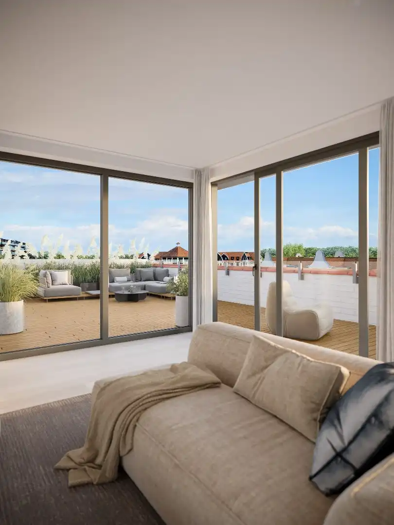 Moderne villa-appartementen met terras aan de Zeedijk in Cadzand - Residentie Duinhof-Noord foto 10