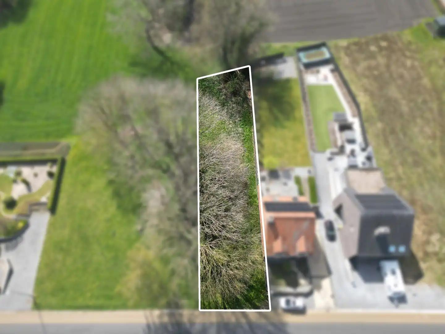 Zuid-west georiënteerde bouwgrond (Half-open) van 6a 45ca op een toplocatie in As foto 2