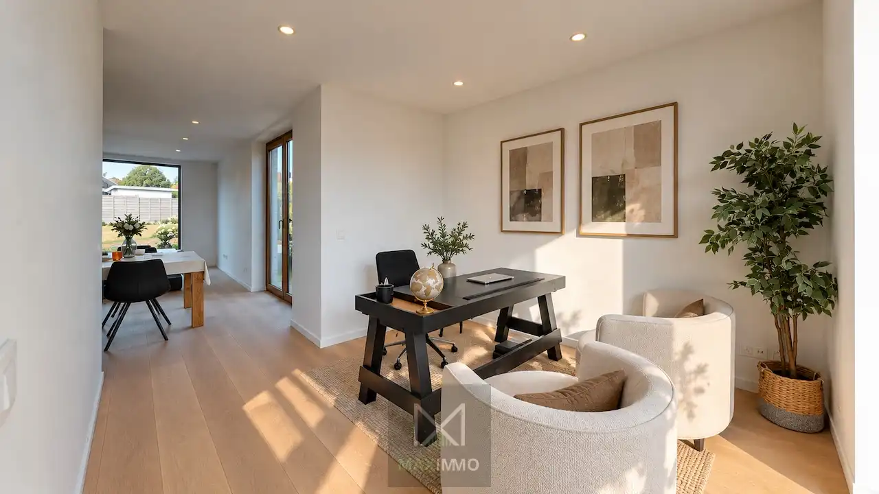 Prachtige energiezuinige nieuwbouwwoning met 4 slaapkamers en bureau nabij het Preshoekbos foto 2