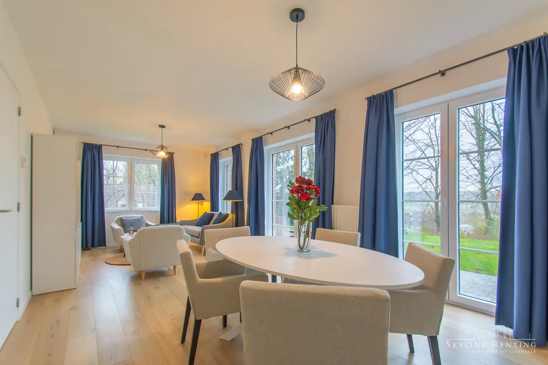 Nieuw 2slpk app. bemeubeld in privé-domein + prachtige tuin foto 2