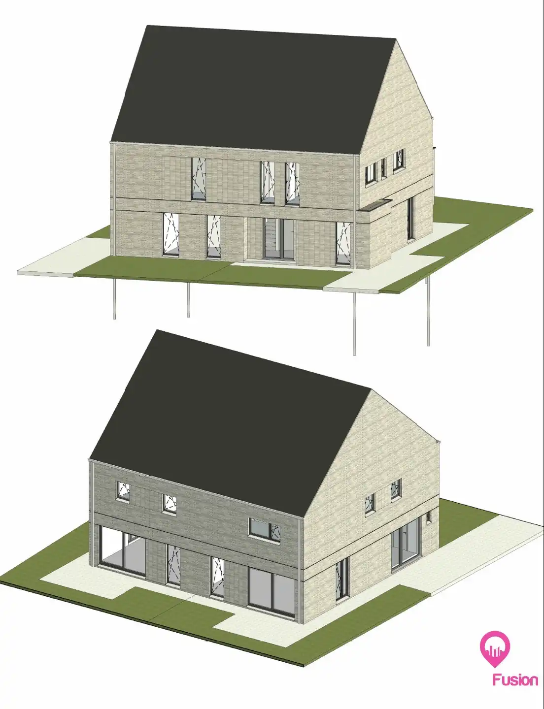 Bouwgrond met vergunde plannen te Heppen! foto 2