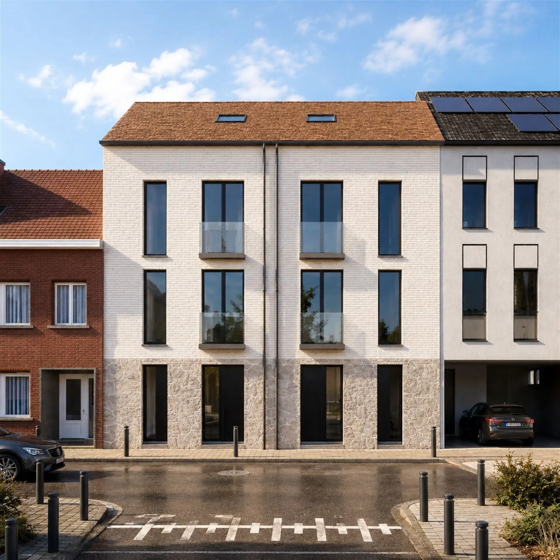 Exclusieve BEN-Nieuwbouwwoningen aan 6% in Mechelen foto {{pictureIndex}}