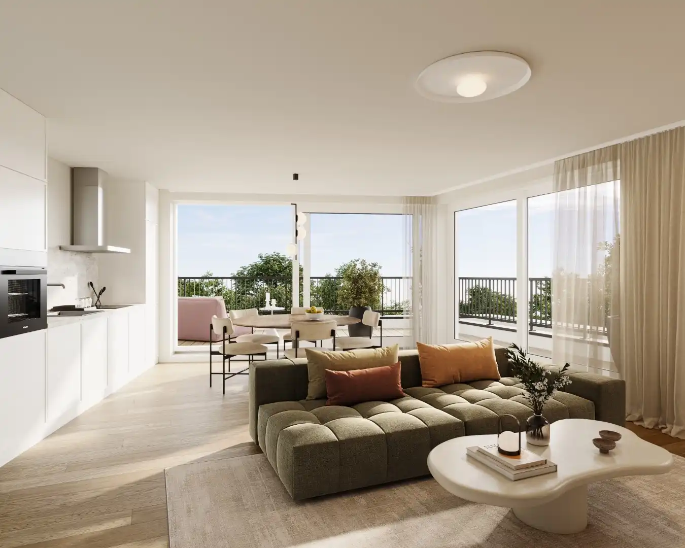 Energiezuinig 1 slpk-appartement in centrum Kallo foto 6