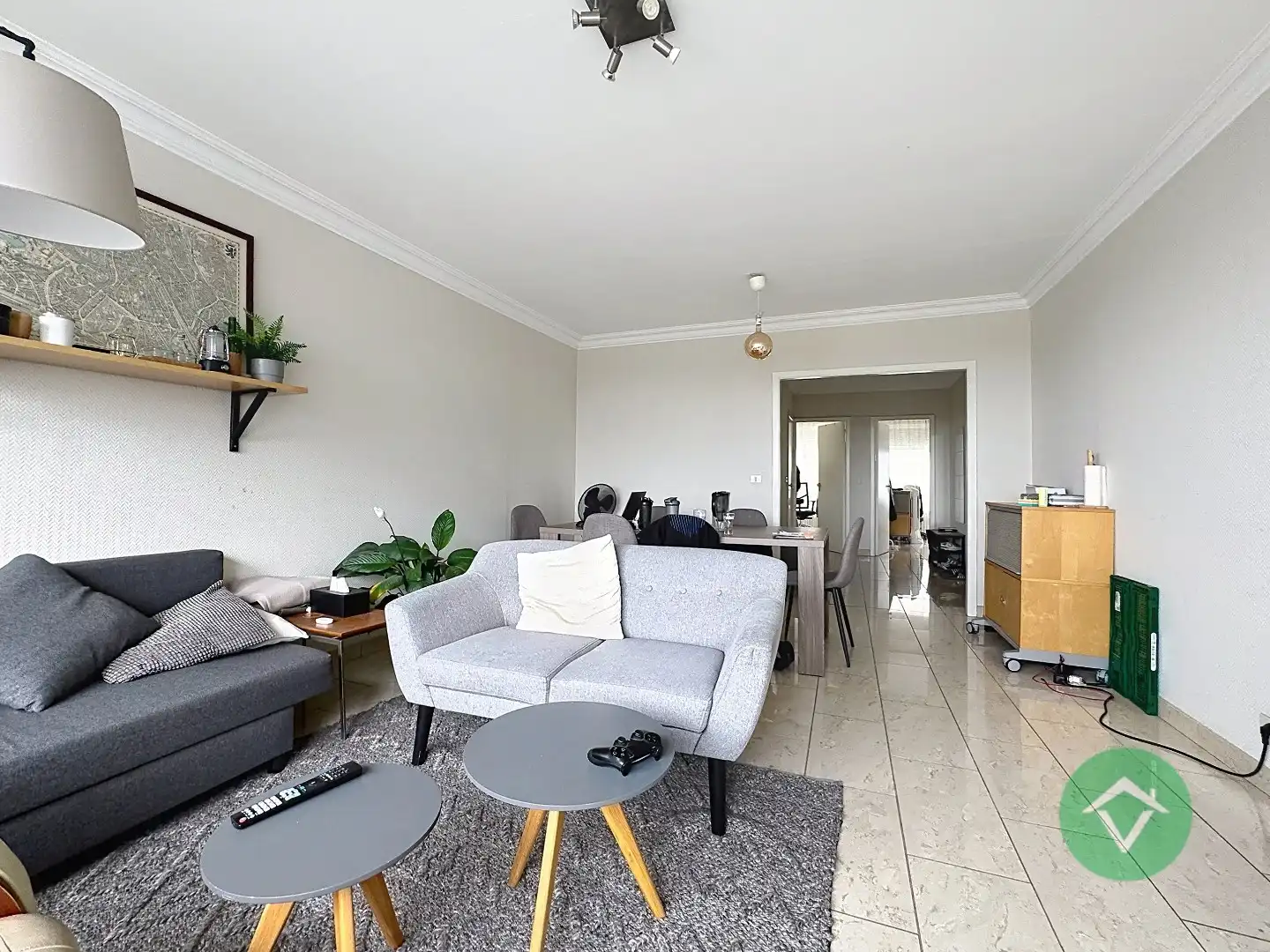 Appartement met 2 slaapkamers en terras te Gent foto 4