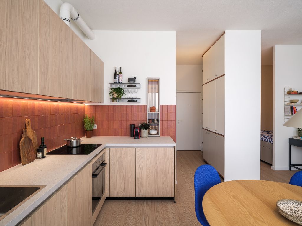 Stijlvolle cityflat met zicht op de coupure foto 4