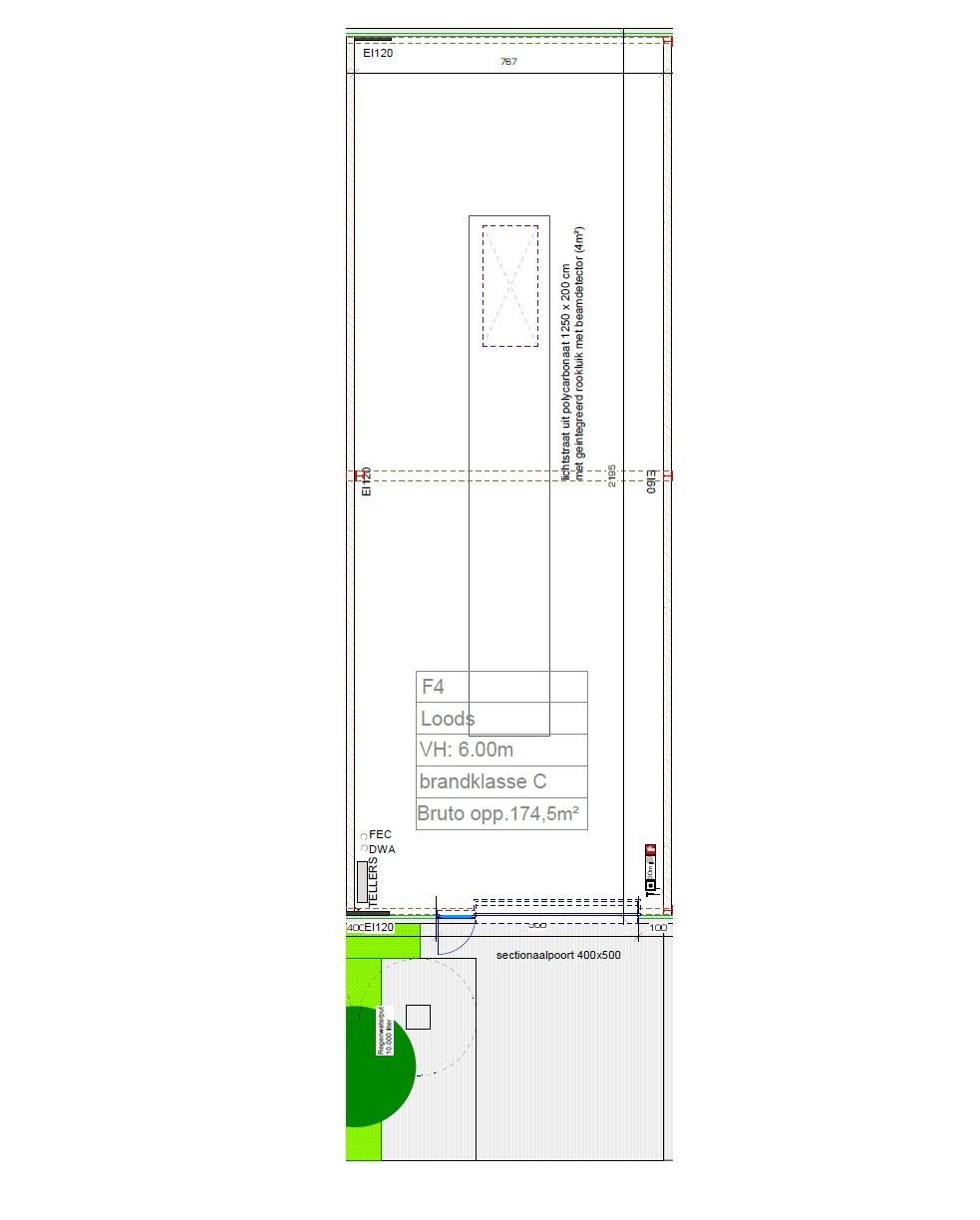 Instapklaar MAGAZIJN (174,5m²) met alle voorzieningen en private parkeerplaats voor de deur te Brugge (Sint-Michiels), Ten Briele. Geen WVI! foto 10