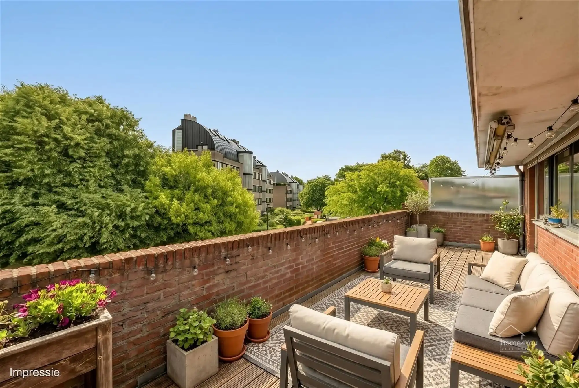 Lichtrijk hoekappartement met 2 slaapkamers en ruim terras foto 11