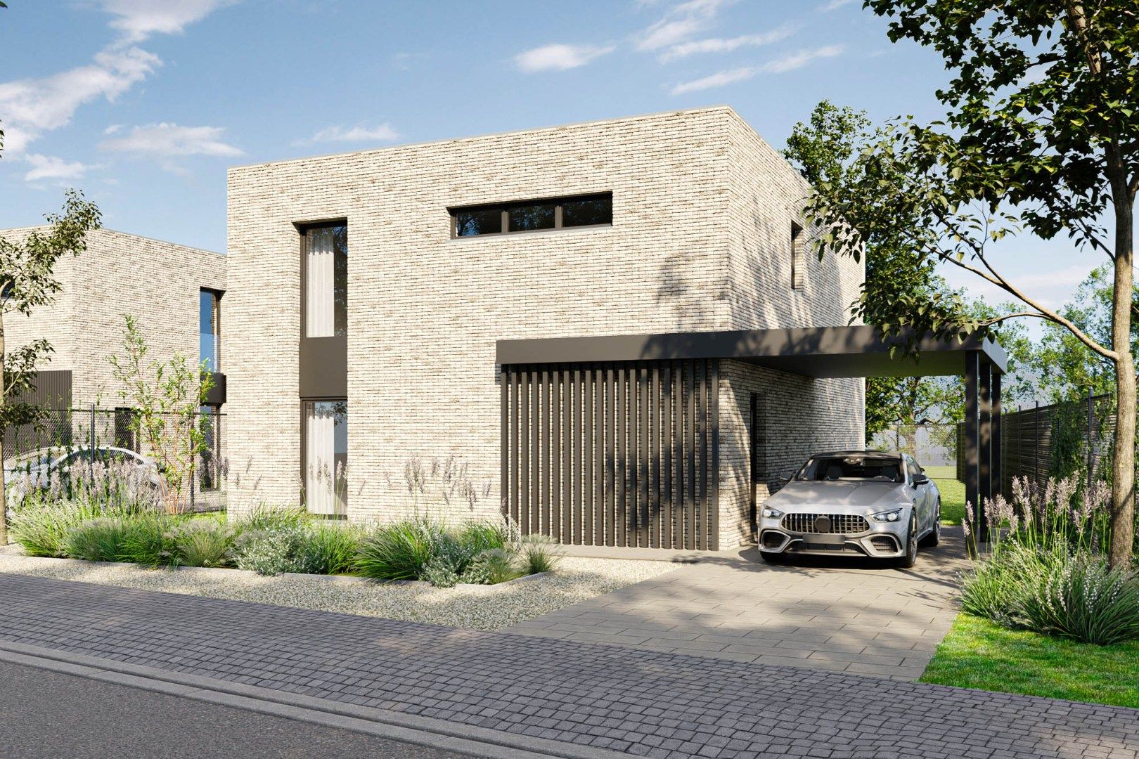 Vrijstaande, rustig gelegen CASCO + afgewerkte woning in een moderne bouwstijl op een fraai perceel op een rustige locatie!  foto {{pictureIndex}}