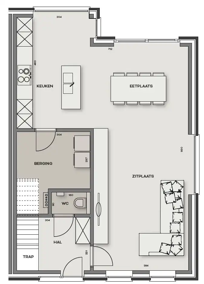 Halfopen karaktervolle nieuwbouwwoningen met tuin en dubbele garage te Elverdinge foto 26