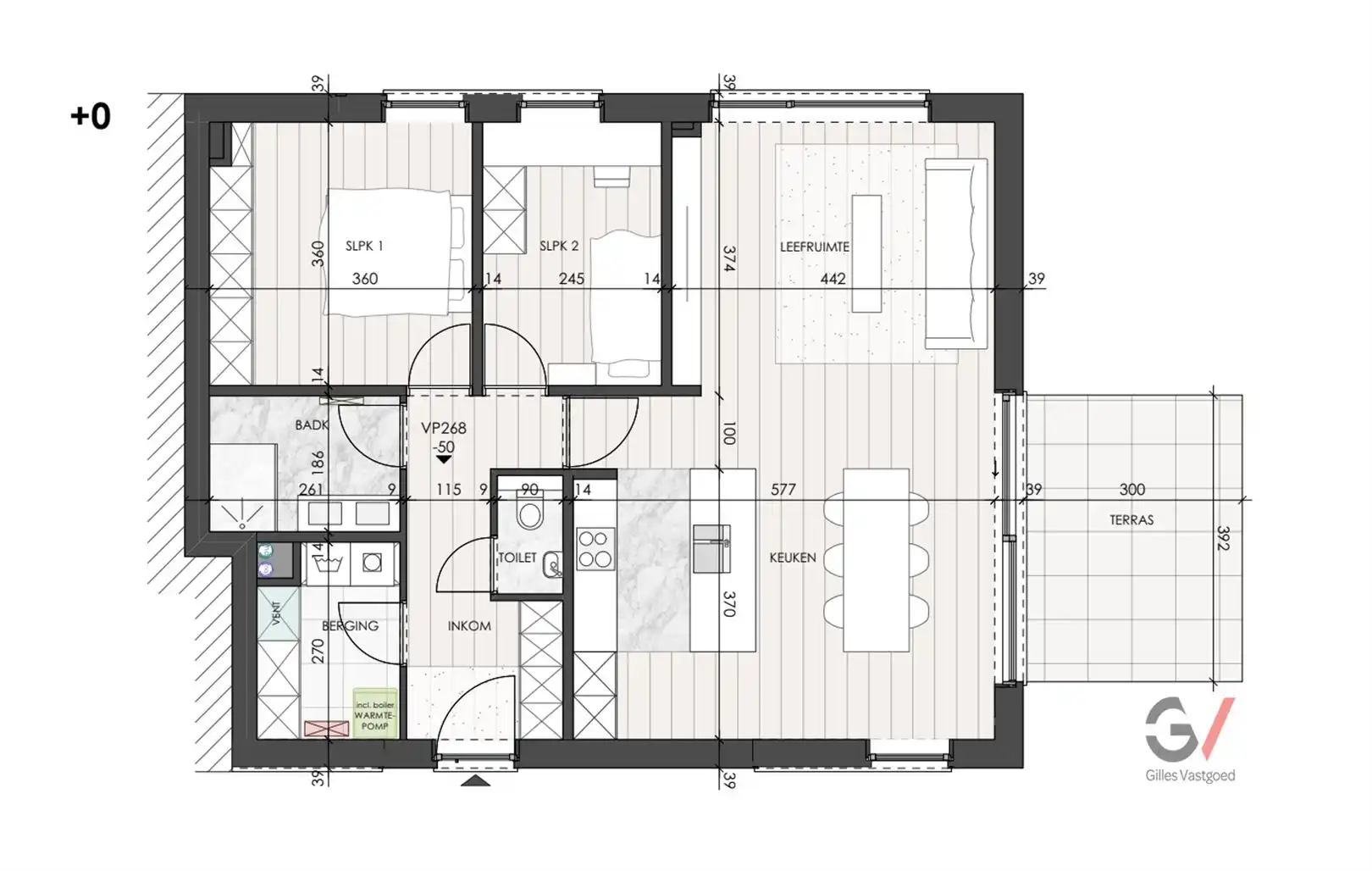 Gelijkvloers appartement foto 4