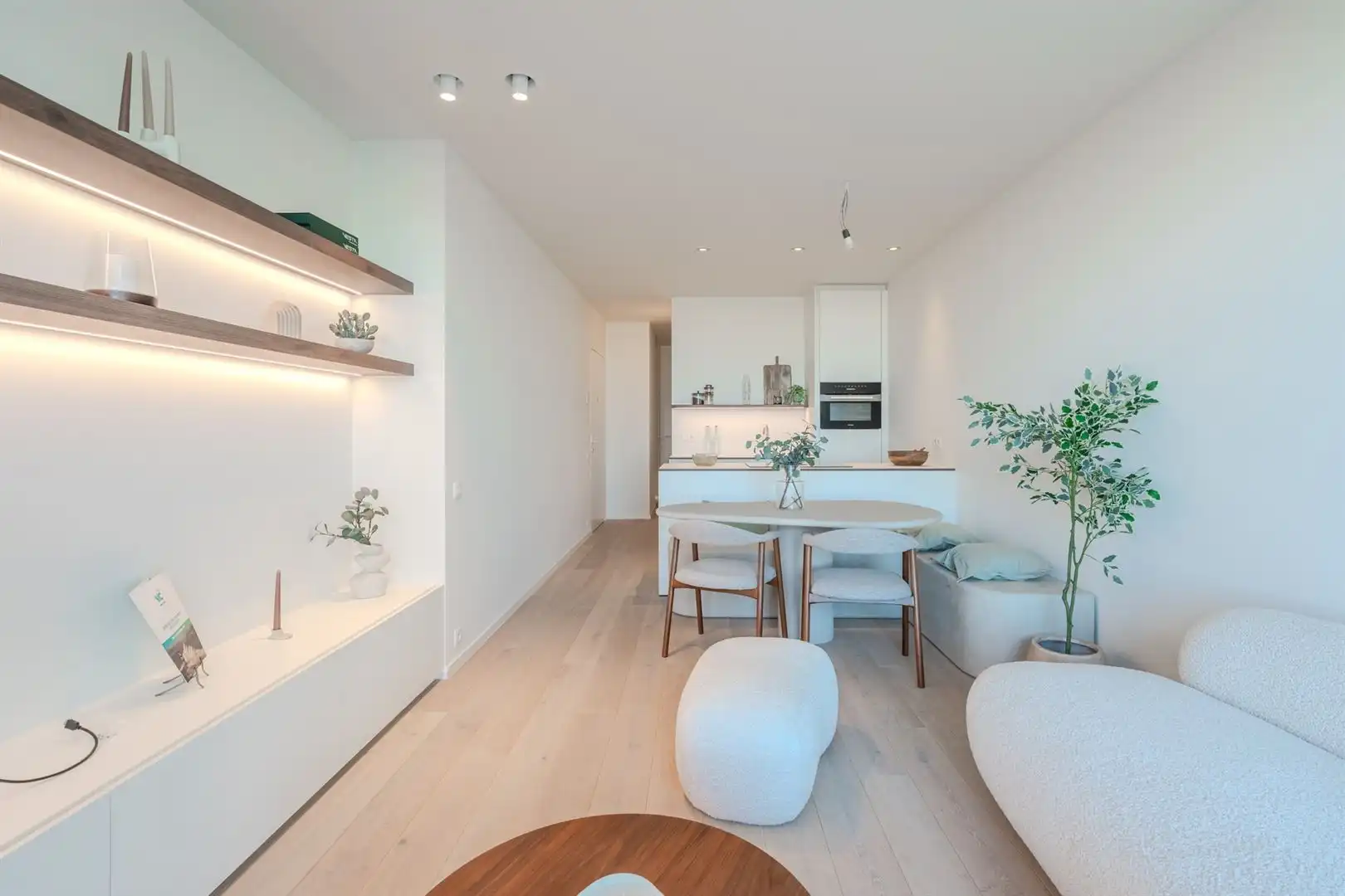 Mooi gelijkvloers appartement met 1 slaapkamer, terras vooraan, terras achteraan foto 5