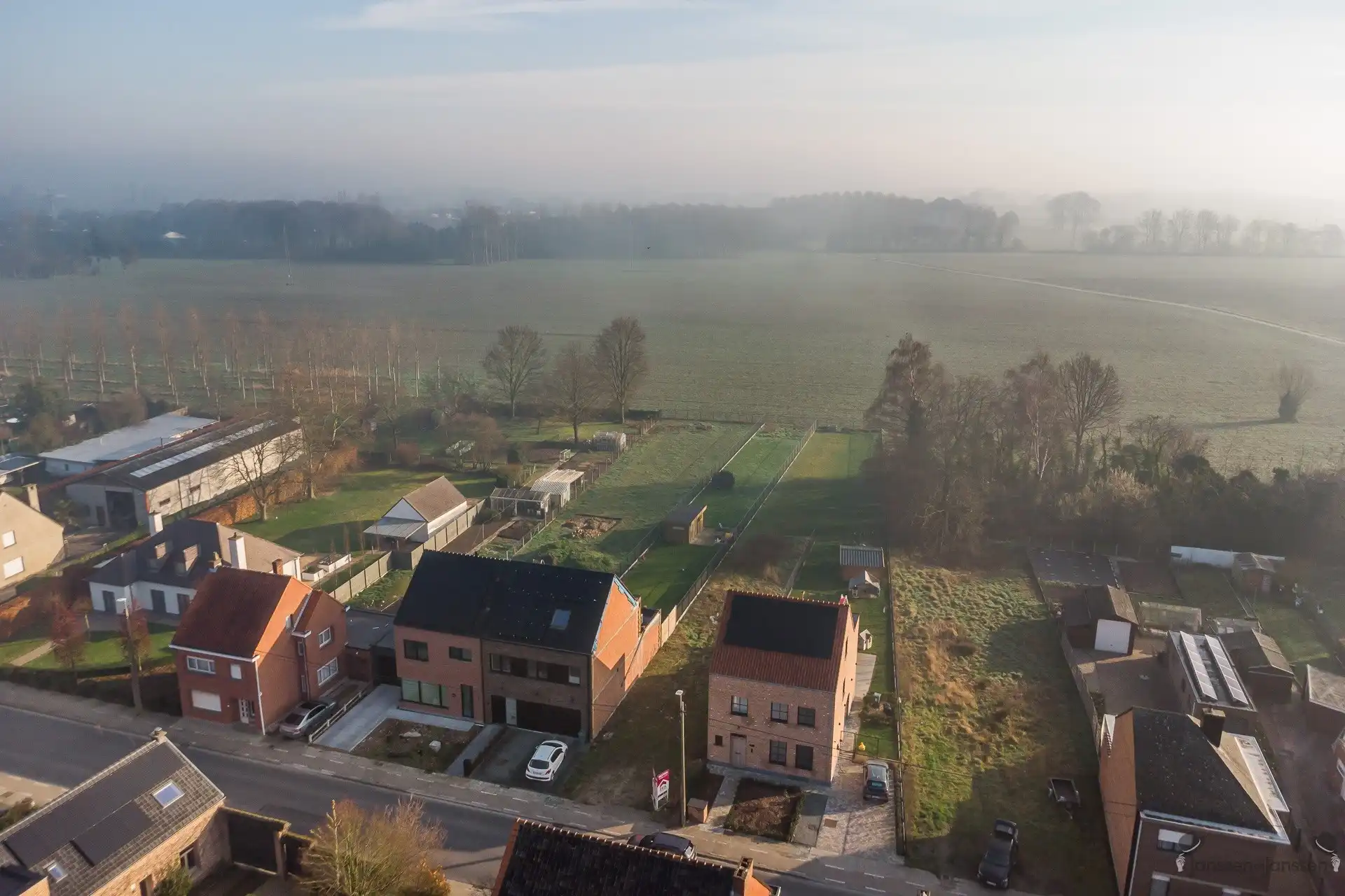 Bouwgrond gesloten bebouwing rustige ligging met prachtig groen uitzicht foto 7
