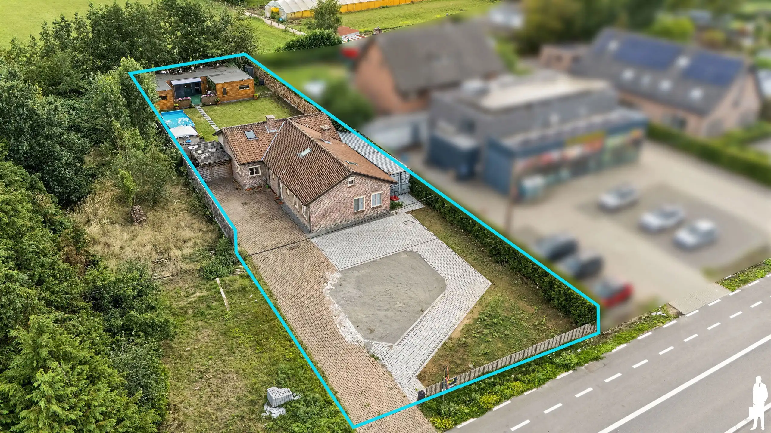 Open bebouwing met 4 slpk, tuin en aparte woonunit te Melsele foto 33