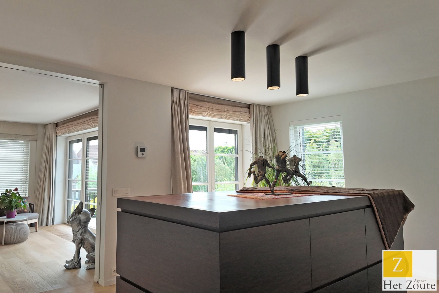 Hoog afgewerkte koppelvilla nabij de Kalfsmolen - Het Zoute foto 22