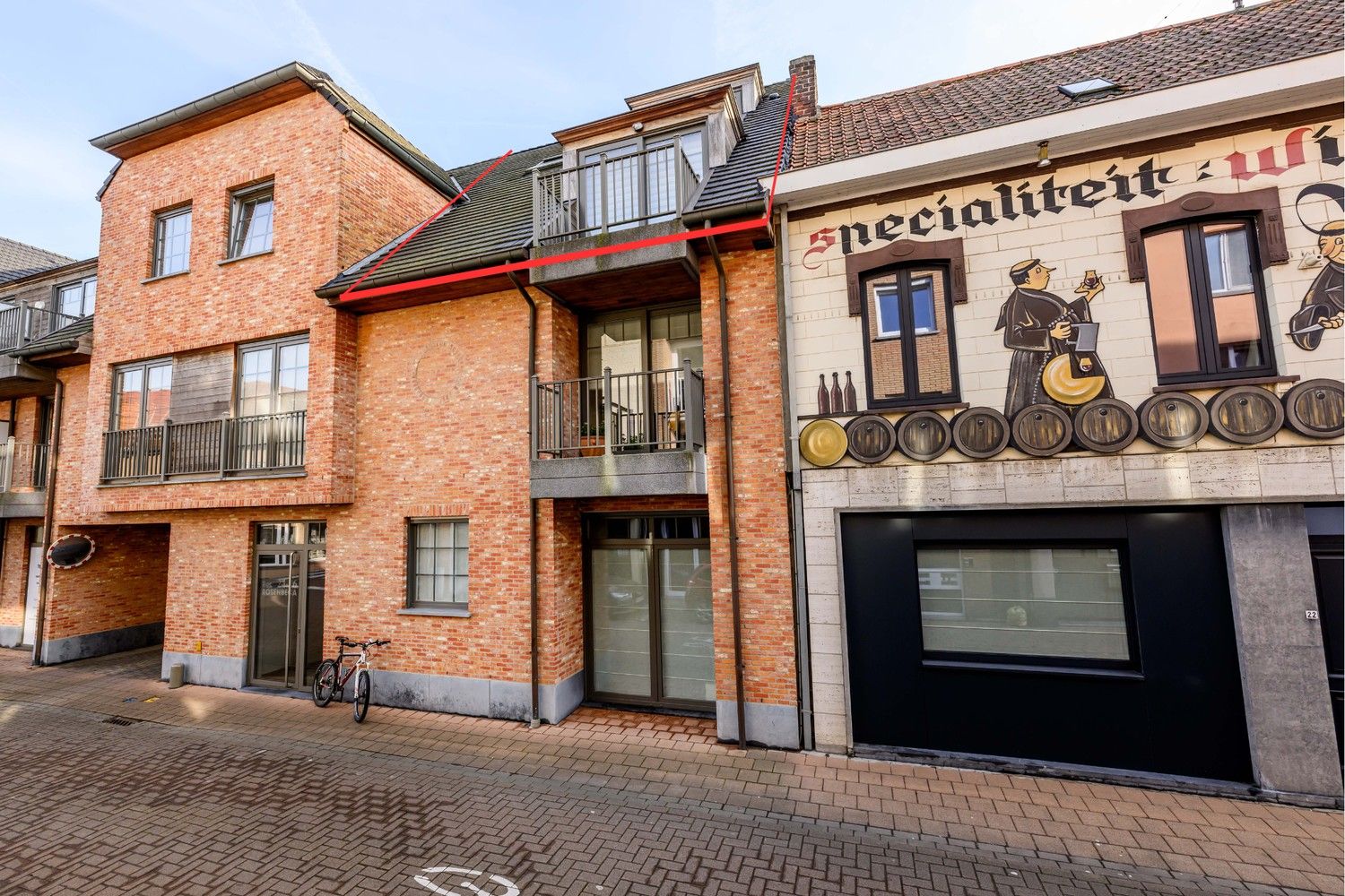 Appartement te Oostrozebeke. foto {{pictureIndex}}
